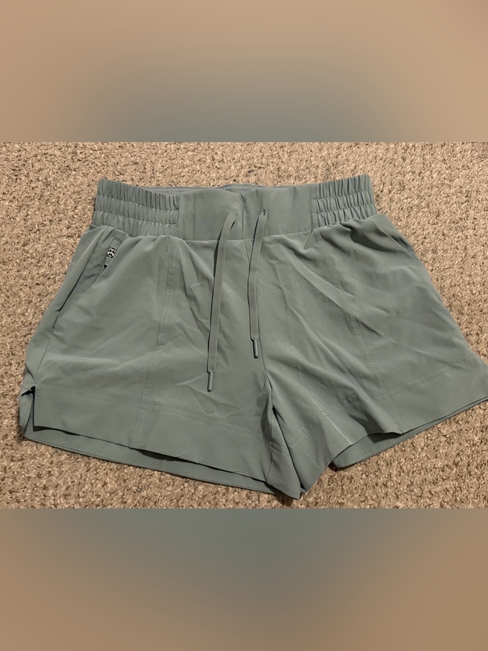 all in motion Sage Green Athletic Drawstring Shorts